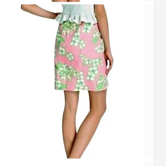 Lilly Pulitzer Pink&Green Dress Great Condition - Picture 2 of 8